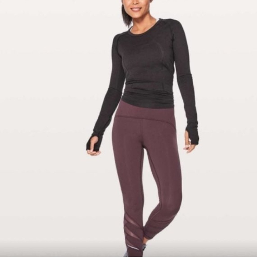 Lululemon Motionful 7/8 25” Dark Cherry
